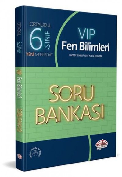 Editör 6. Sınıf VIP Fen Bilimleri Soru Bankası