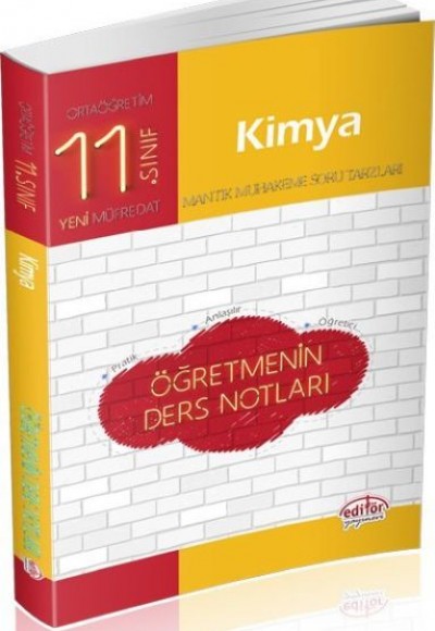 Editör - 11.Sınıf Kimya Öğretmenin Ders Notları