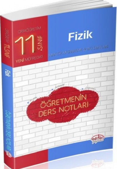 Editör 11. Sınıf Fizik Öğretmenin Ders Notları