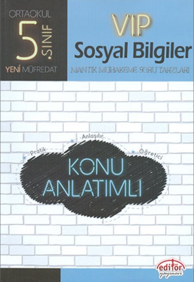 Editör - 5.Sınıf VIP Sosyal Bilgiler Konu Anlatımlı