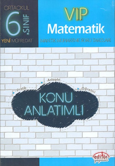 Editör - 6.Sınıf VIP Matematik Konu Anlatımlı