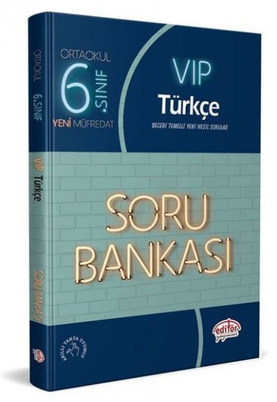 Editör 6. Sınıf VIP Türkçe Soru Bankası (Yeni)