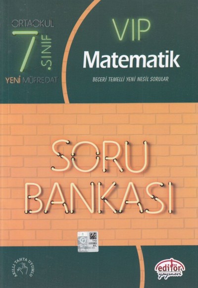 Editör 7. Sınıf VIP Matematik Soru Bankası (Yeni)