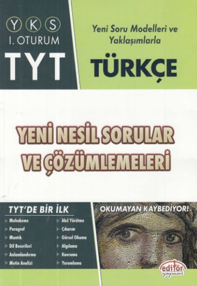 Editör TYT Türkçe Yeni Nesil Sorular ve Çözümlemeleri (Yeni)