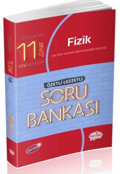 Editör 11. Sınıf Fizik Özetli Lezzetli Soru Bankası (Yeni)