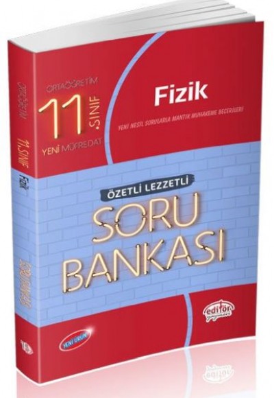 Editör 11. Sınıf Fizik Özetli Lezzetli Soru Bankası (Yeni)