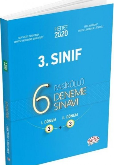 Editör 3. Sınıf Fasiküllü 6 Deneme Sınavı