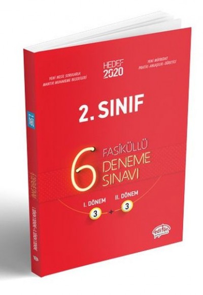 Editör 2. Sınıf 6 Fasikül (3+3) Deneme Sınavı