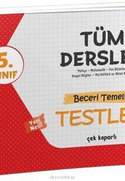 Editör 5. Sınıf Tüm Dersler Beceri Temelli Testler (Yeni)