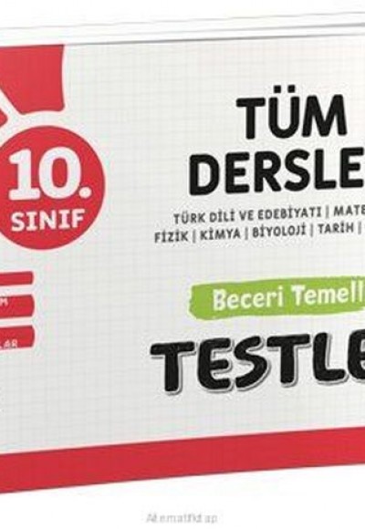 Editör 10. Sınıf Tüm Dersler Beceri Temelli Testler (Yeni)