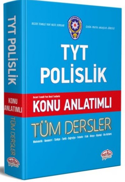 Editör TYT Polislik Konu Anlatımlı Tüm Dersler