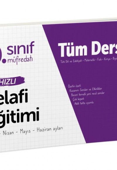 Editör 10. Sınıf Tüm Dersler Hızlı Telafi Eğitimi