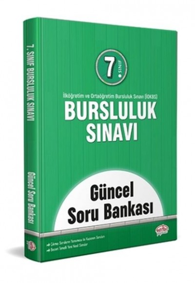 Editör 7. Sınıf Bursluluk Sınavı Güncel Soru Bankası