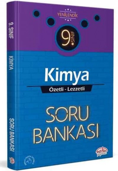 Editör 9. Sınıf Kimya Özetli Lezzetli Soru Bankası