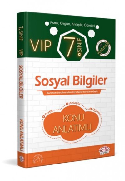 Editör 7. Sınıf Vıp Sosyal Bilgiler Konu Anlatımlı