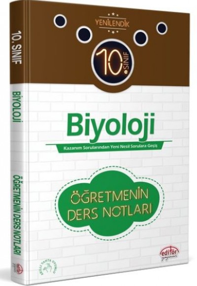 Editör 10. Sınıf Biyoloji Öğretmenin Ders Notları