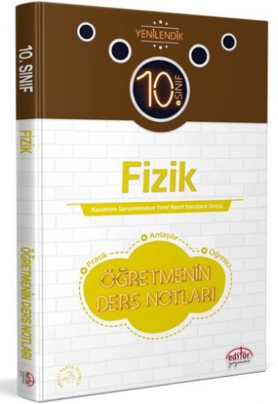 Editör 10. Sınıf Fizik Öğretmenin Ders Notları