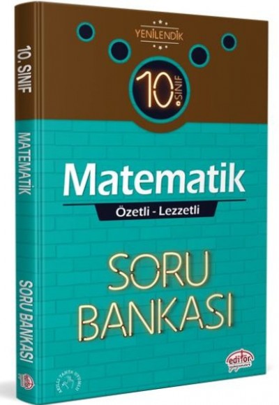 Editör 10. Sınıf Matematik Özetli Lezzetli Soru Bankası