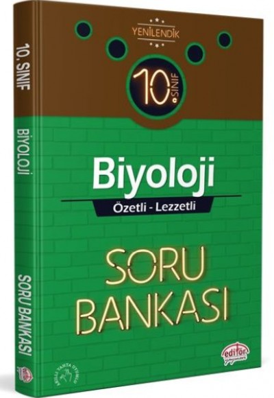 Editör 10. Sınıf Biyoloji Özetli Lezzetli Soru Bankası