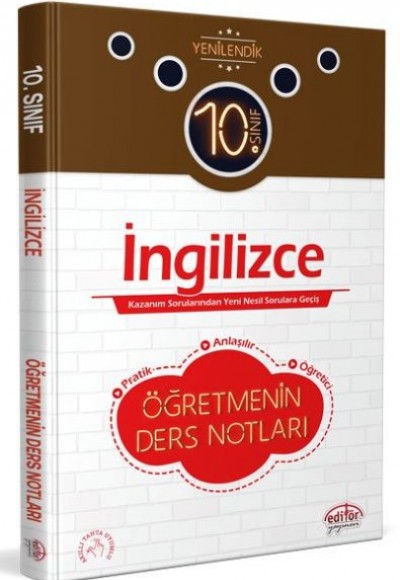 Editör 10. Sınıf İngilizce Öğretmenin Ders Notları