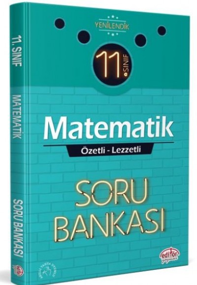 Editör 11. Sınıf Matematik Özetli Lezzetli Soru Bankası