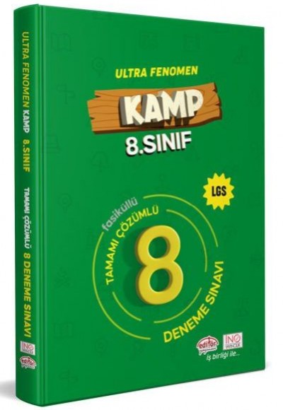 Editör 8.Sınıf Kamp Fenomen LGS Tamamı Çözümlü 8 Deneme Sınavı