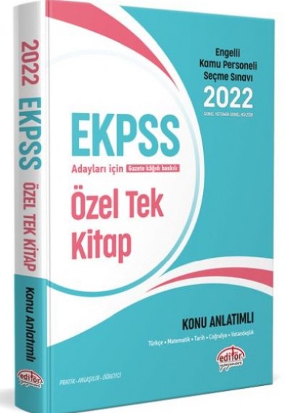 Data 2022 EKPSS Tek Kitap Konu Anlatımlı