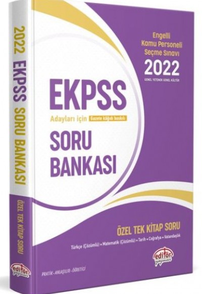 Data 2022 EKPSS Tek Kitap Soru Bankası