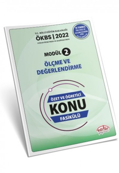 Uzman Ve Başöğretmen Modül 2 Ölçme Ve Değerlendirme Özet Ve Öğretici Konu Fasikülü