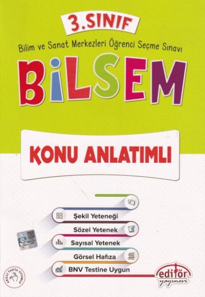 Editör 3. Sınıf Bilsem Konu Anlatımlı