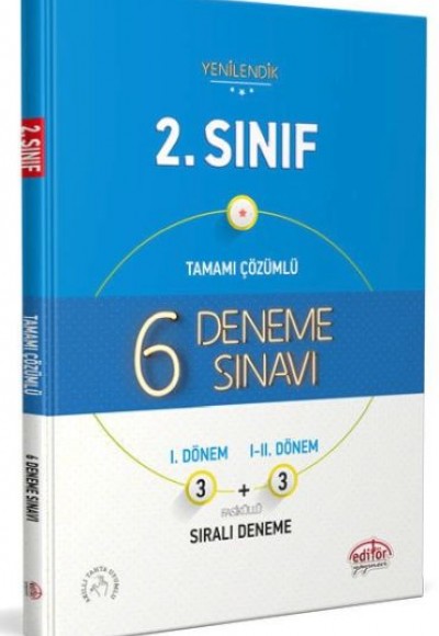 Editör 2. Sınıf Tamamı Çözümlü 6 Deneme Sınavı Fasiküllü