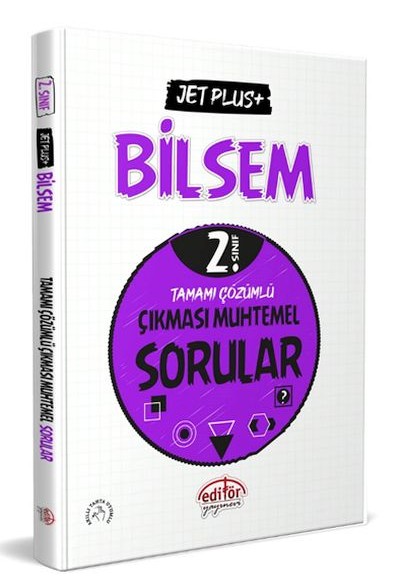 Editör 2.Sınıf Bilsem Jet Plus+ Tamamı Çözümlü Çıkması Muhtemel Sorular