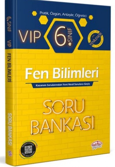 Editör 6. Sınıf VIP Fen Bilimleri Soru Bankası