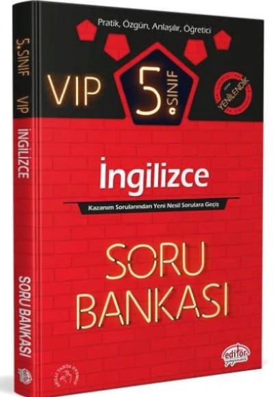 5. Sınıf VIP İngilizce Soru Bankası