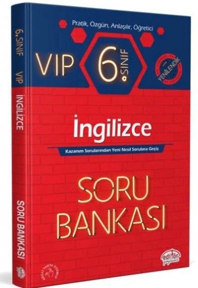 6. Sınıf VIP İngilizce Soru Bankası