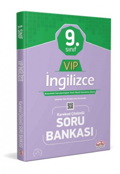 Editör 9. Sınıf İngilizce Çözümlü Soru Bankası