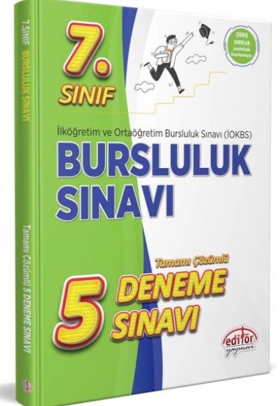 Editör 7.Sınıf İokbs Bursluluk Sınavı Tamamı Çözümlü 5 Deneme Sınavı