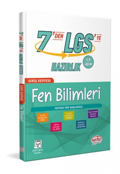 Editör 7’den Lgs’ye Hazırlık Fen Bilimleri