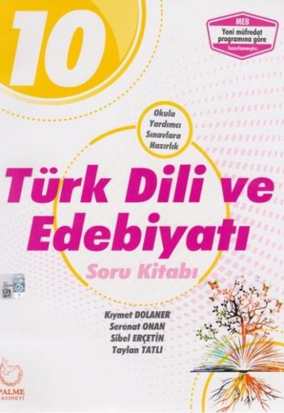 Palme 10. Sınıf Türk Dili ve Edebiyatı Soru Kitabı (Yeni)