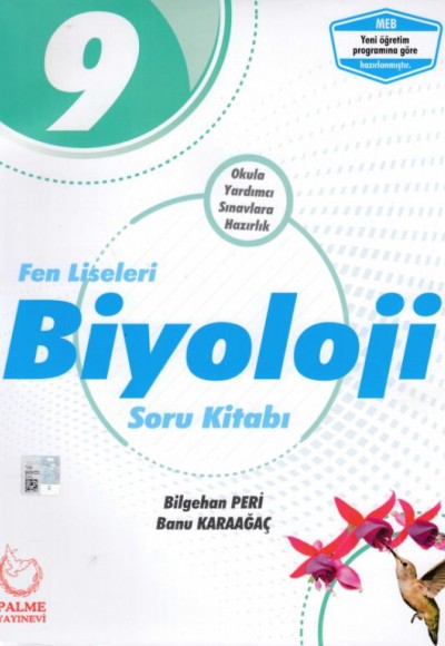 Palme 9.Sınıf Fen Liseleri Biyoloji Soru Kitabı (Yeni)