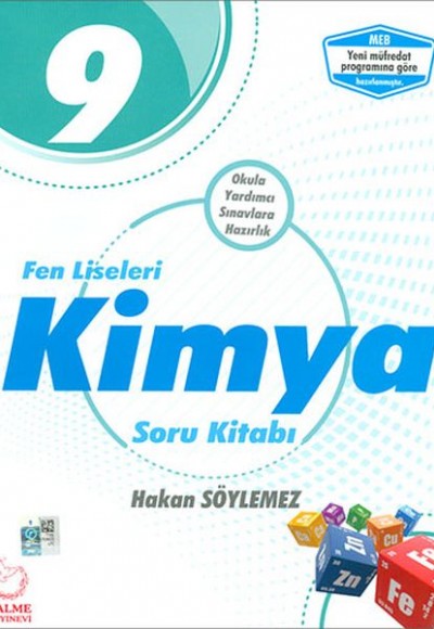 Palme 9.Sınıf Fen Liseleri Kimya Soru Kitabı (Yeni)