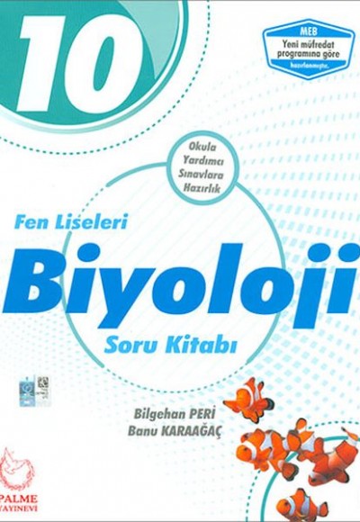 Palme 10.Sınıf Fen Liseleri Biyoloji Soru Kitabı (Yeni)