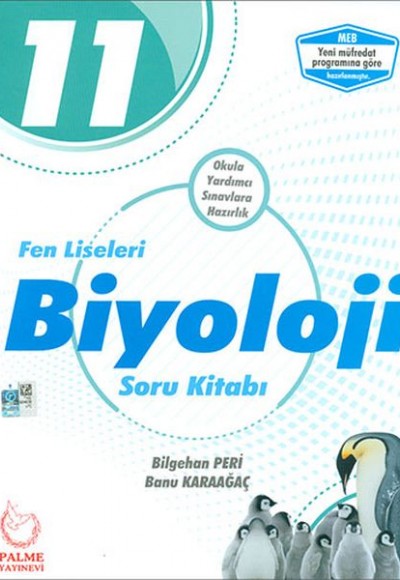 Palme 11.Sınıf Fen Liseleri Biyoloji Soru Kitabı (Yeni)