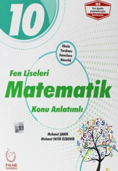 Palme 10.Sınıf Fen Liseleri Matematik Konu Anlatımlı (Yeni)