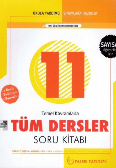 Palme 11. Sınıf Sayısal Tüm Dersler Soru Bankası (Yeni)