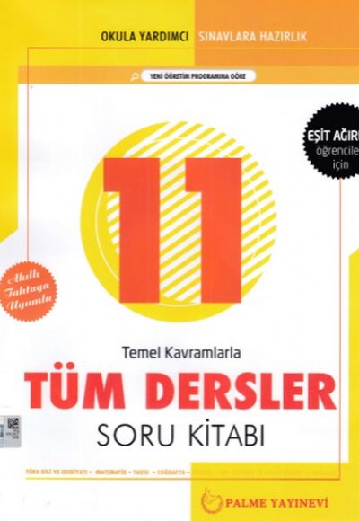 Palme 11. Sınıf Eşit Ağırlık Tüm Dersler Soru Bankası (Yeni)