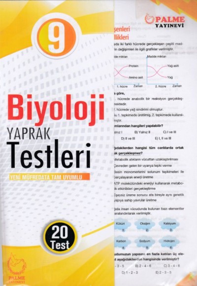 Palme 9. Sınıf Biyoloji Yaprak Test (Yeni)