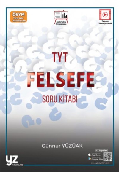 YZ Yayınları TYT Felsefe Soru Kitabı