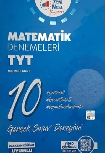 Yeni Nesil TYT Matematik Denemeleri 10 Deneme