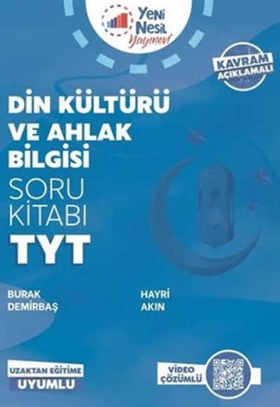 Yeni Nesil 2021 TYT Din Kültürü ve Ahlak Bilgisi Soru Kitabı